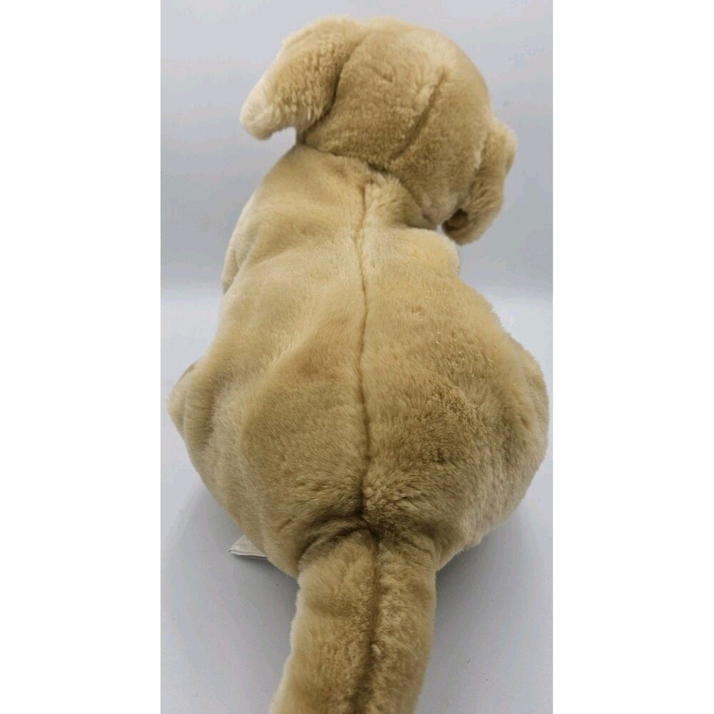 Yellow Lab Labrador Retriever Puppy Dog Plush Stuffed Animal Realistic Toy 12" - Picture 7 of 8